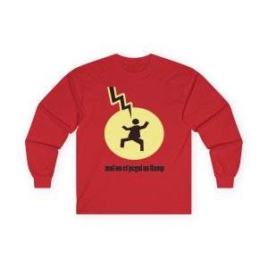 Camiseta manga larga - Rojo - Camiseta «Mal no et toqui un llamp»