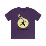 Camiseta infantil Softstyle - Morado - Camiseta «Mal no et toqui un llamp» Camiseta infantil Softstyle - Morado - Camiseta «Mal no et toqui un llamp»