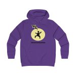 Sudadera universitaria mujer - Morado - Camiseta «Mal no et toqui un llamp» Sudadera universitaria mujer - Morado - Camiseta «Mal no et toqui un llamp»