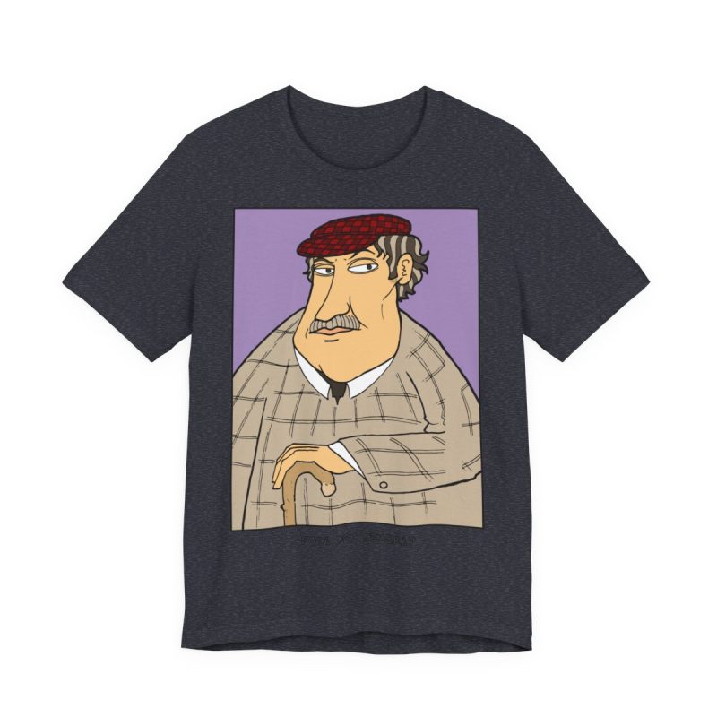 Camiseta jersey manga corta - Azul marino jaspeado - Camiseta «Fora des sembrat»