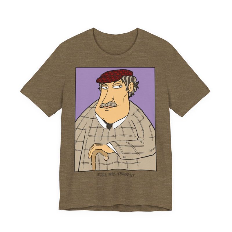 Camiseta jersey manga corta - Verde oliva jaspeado - Camiseta «Fora des sembrat»