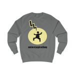 Sudadera clasica - Gris acero - Camiseta «Mal no et toqui un llamp» Sudadera clasica - Gris acero - Camiseta «Mal no et toqui un llamp»