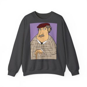 Sudadera cuello redondo - Gris oscuro jaspeado - Camiseta «Fora des sembrat»