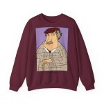Sudadera cuello redondo - Granate - Camiseta «Fora des sembrat» Sudadera cuello redondo - Granate - Camiseta «Fora des sembrat»