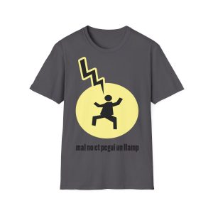 Camiseta Softstyle - Gris marengo - Camiseta «Mal no et toqui un llamp»