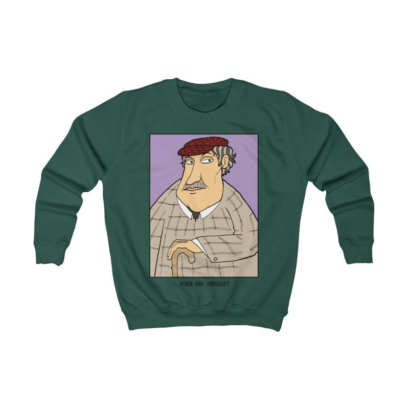 Sudadera infantil - Verde botella - Camiseta «Fora des sembrat» Sudadera infantil - Verde botella - Camiseta «Fora des sembrat»