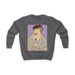 Sudadera infantil - Gris marengo - Camiseta «Fora des sembrat» Sudadera infantil - Gris marengo - Camiseta «Fora des sembrat»