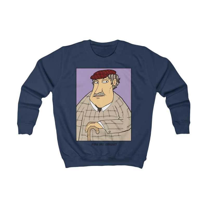 Sudadera infantil - Azul marino Oxford - Camiseta «Fora des sembrat»