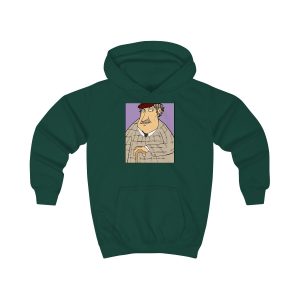 Sudadera con capucha infantil - Verde botella - Camiseta «Fora des sembrat»