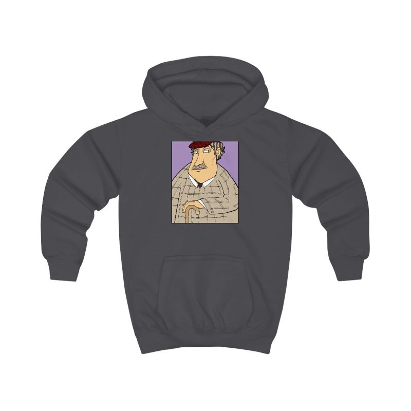 Sudadera con capucha infantil - Gris marengo - Camiseta «Fora des sembrat»