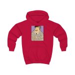Sudadera con capucha infantil - Rojo fuego - Camiseta «Fora des sembrat»