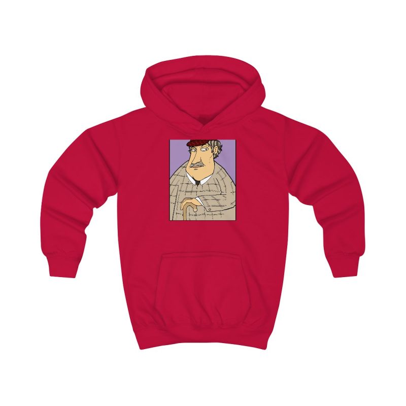 Sudadera con capucha infantil - Rojo fuego - Camiseta «Fora des sembrat»