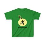 Camiseta infantil algodon grueso - Verde irlandes - Camiseta «Mal no et toqui un llamp» Camiseta infantil algodon grueso - Verde irlandes - Camiseta «Mal no et toqui un llamp»