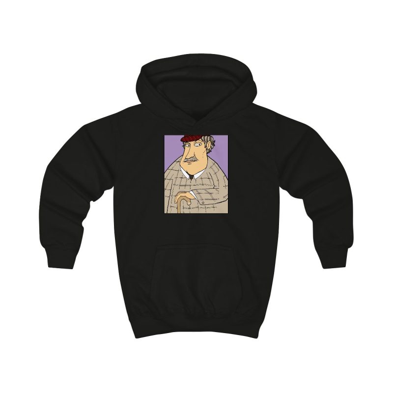 Sudadera con capucha infantil - Negro azabache - Camiseta «Fora des sembrat»