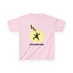 Camiseta infantil algodon grueso - Rosa claro - Camiseta «Mal no et toqui un llamp» Camiseta infantil algodon grueso - Rosa claro - Camiseta «Mal no et toqui un llamp»
