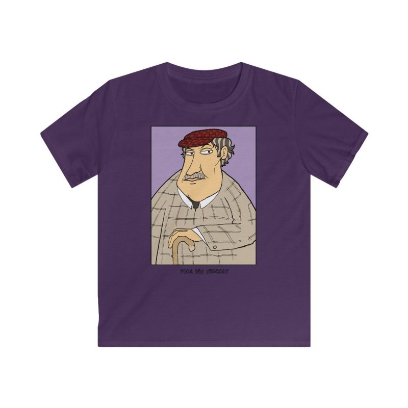 Camiseta infantil Softstyle - Morado - Camiseta «Fora des sembrat»