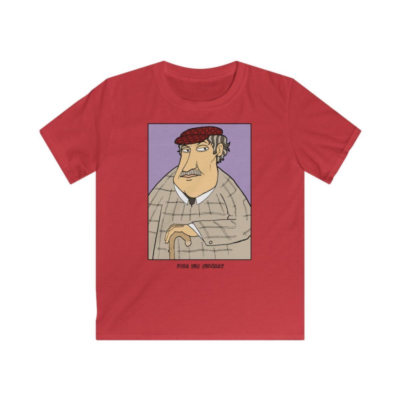 Camiseta infantil Softstyle - Rojo - Camiseta «Fora des sembrat»