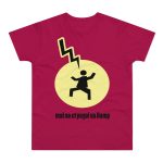 Camiseta hombre punto liso - Sorbete - Camiseta «Mal no et toqui un llamp» Camiseta hombre punto liso - Sorbete - Camiseta «Mal no et toqui un llamp»