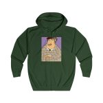 Sudadera con capucha y cremallera - Verde botella - Camiseta «Fora des sembrat» Sudadera con capucha y cremallera - Verde botella - Camiseta «Fora des sembrat»