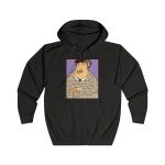 Sudadera con capucha y cremallera - Negro azabache - Camiseta «Fora des sembrat» Sudadera con capucha y cremallera - Negro azabache - Camiseta «Fora des sembrat»