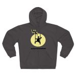 Sudadera capucha con cremallera premium - Antracita - Camiseta «Mal no et toqui un llamp» Sudadera capucha con cremallera premium - Antracita - Camiseta «Mal no et toqui un llamp»