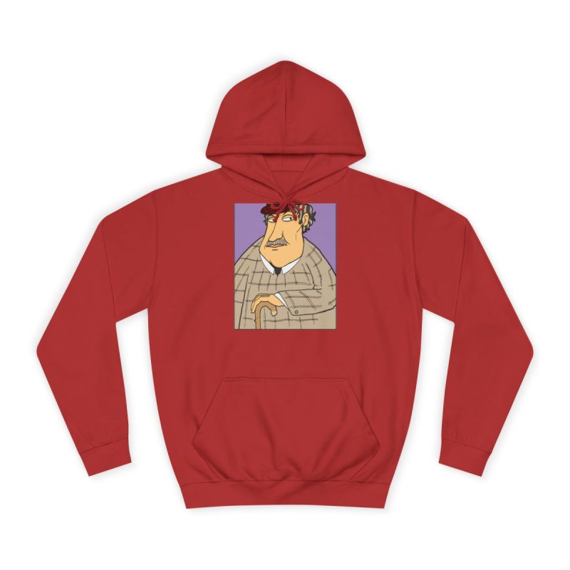 Sudadera universitaria - Rojo fuego - Camiseta «Fora des sembrat»