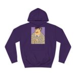 Sudadera universitaria - Morado - Camiseta «Fora des sembrat»