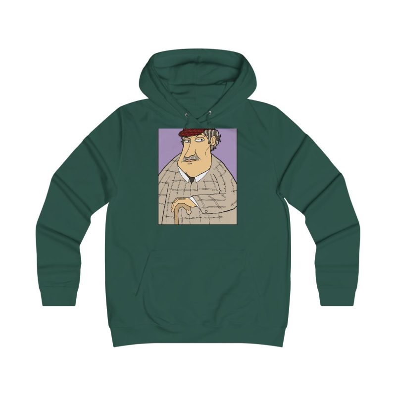 Sudadera universitaria mujer - Verde botella - Camiseta «Fora des sembrat» Sudadera universitaria mujer - Verde botella - Camiseta «Fora des sembrat»