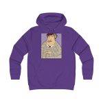 Sudadera universitaria mujer - Morado - Camiseta «Fora des sembrat» Sudadera universitaria mujer - Morado - Camiseta «Fora des sembrat»