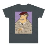 Camiseta hombre punto liso - Gris oscuro - Camiseta «Fora des sembrat»