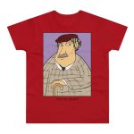 Camiseta hombre punto liso - Rojo - Camiseta «Fora des sembrat»