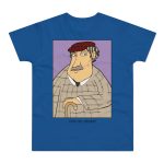 Camiseta hombre punto liso - Azul royal intenso - Camiseta «Fora des sembrat»