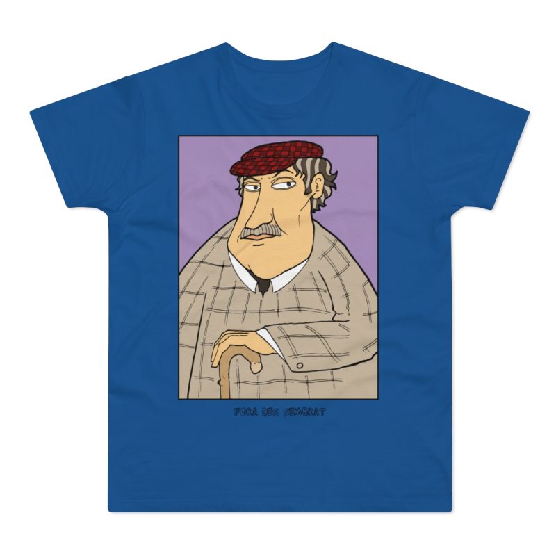 Camiseta hombre punto liso - Azul royal intenso - Camiseta «Fora des sembrat»