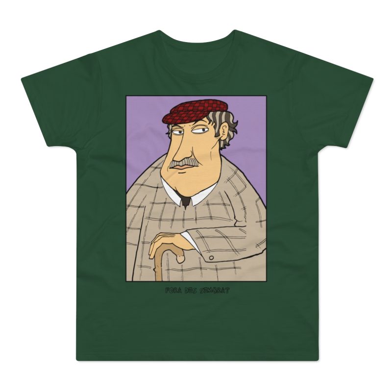 Camiseta hombre punto liso - Verde botella - Camiseta «Fora des sembrat»