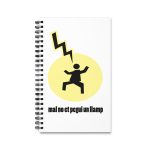 Cuaderno de espiral - Camiseta «Mal no et toqui un llamp»