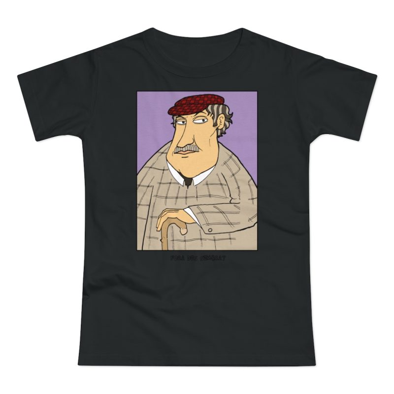 Camiseta mujer punto liso - Negro - Camiseta «Fora des sembrat» Camiseta mujer punto liso - Negro - Camiseta «Fora des sembrat»