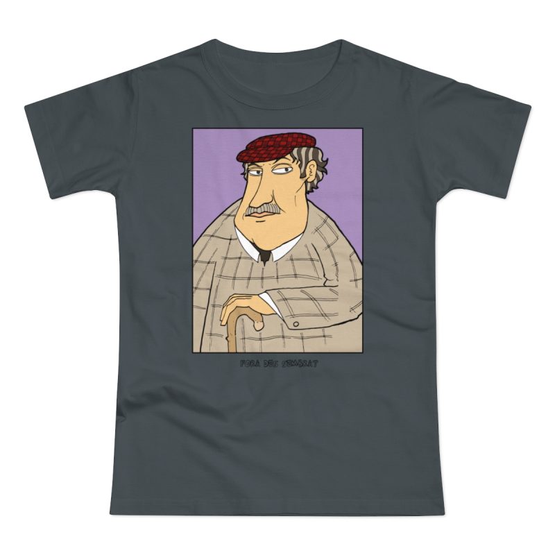 Camiseta mujer punto liso - Gris oscuro - Camiseta «Fora des sembrat»