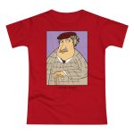 Camiseta mujer punto liso - Rojo - Camiseta «Fora des sembrat» Camiseta mujer punto liso - Rojo - Camiseta «Fora des sembrat»