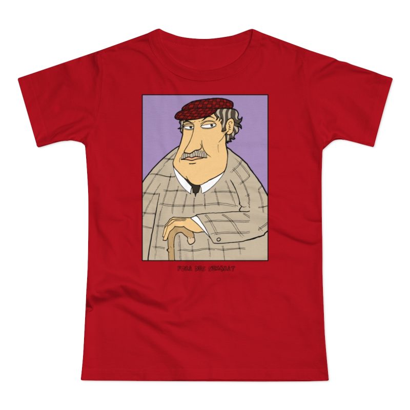 Camiseta mujer punto liso - Rojo - Camiseta «Fora des sembrat»