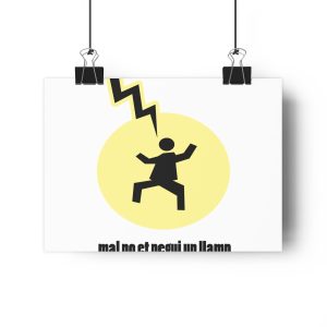 Lamina Giclee - Camiseta «Mal no et toqui un llamp»