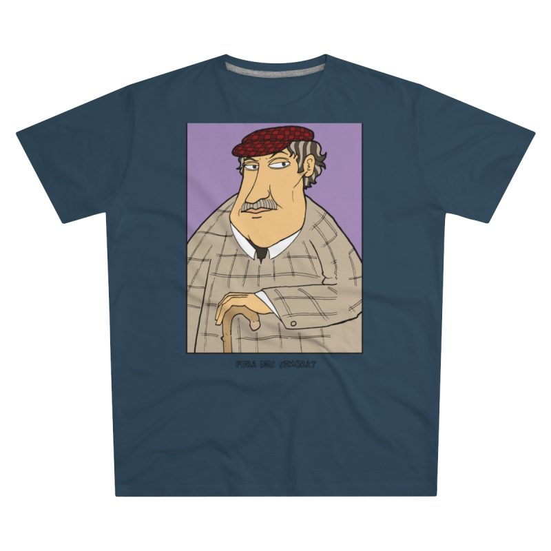 Camiseta hombre corte moderno - Azul vaquero - Camiseta «Fora des sembrat»