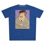Camiseta hombre corte moderno - Azul royal intenso - Camiseta «Fora des sembrat» Camiseta hombre corte moderno - Azul royal intenso - Camiseta «Fora des sembrat»