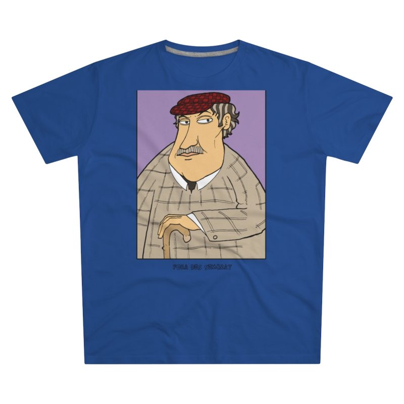 Camiseta hombre corte moderno - Azul royal intenso - Camiseta «Fora des sembrat»