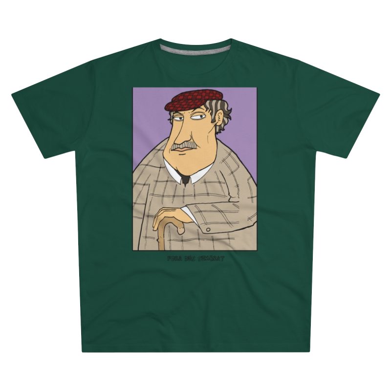 Camiseta hombre corte moderno - Verde botella - Camiseta «Fora des sembrat»
