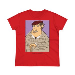 Camiseta mujer algodon medio - Rojo - Camiseta «Fora des sembrat»