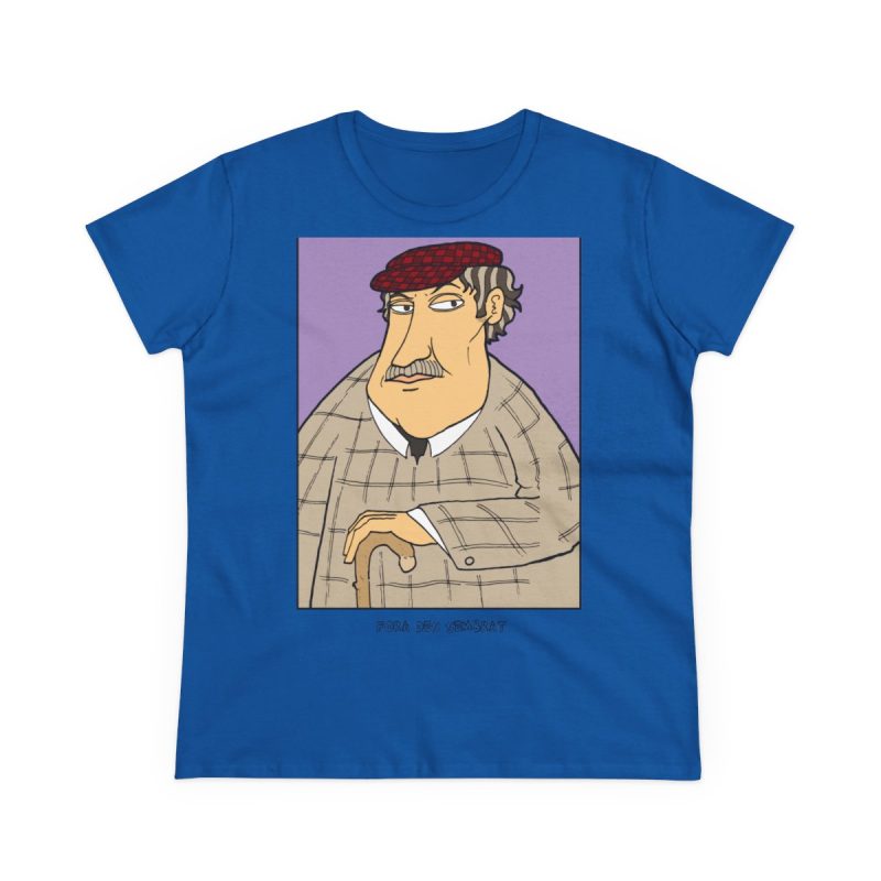 Camiseta mujer algodon medio - Azul royal - Camiseta «Fora des sembrat»