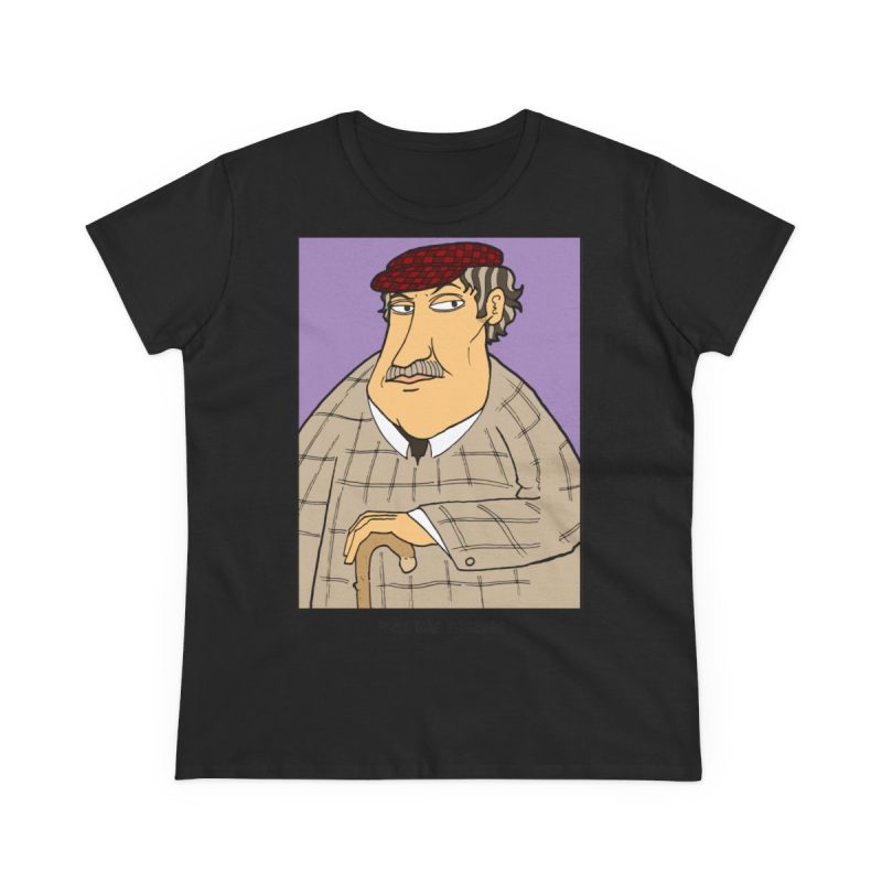 Camiseta mujer algodon medio - Negro - Camiseta «Fora des sembrat»