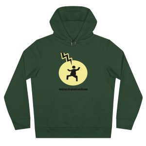 Sudadera con capucha King - Verde botella - Camiseta «Mal no et toqui un llamp»