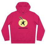 Sudadera con capucha King - Magenta - Camiseta «Mal no et toqui un llamp»