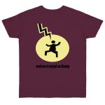 Camiseta punto liso - Burdeos - Camiseta «Mal no et toqui un llamp»
